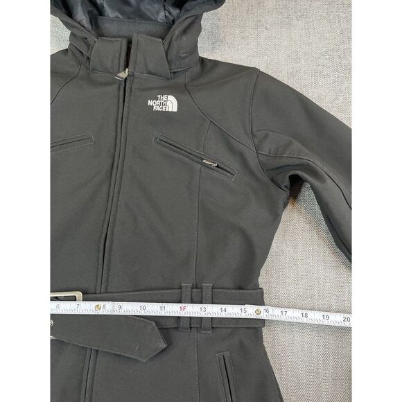 The North Face Jacket Womens (S) Black Apex Bionic Belted Trench Coat Softshell - Picture 5 of 12